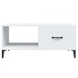 vidaXL Couchtisch Weiß 90x50x40 cm Holzwerkstoff vidaXL Couchtisch Weiß 90x50x40 cm Holzwerkstoff