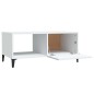 vidaXL Couchtisch Weiß 90x50x40 cm Holzwerkstoff vidaXL Couchtisch Weiß 90x50x40 cm Holzwerkstoff