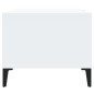 vidaXL Couchtisch Weiß 90x50x40 cm Holzwerkstoff vidaXL Couchtisch Weiß 90x50x40 cm Holzwerkstoff