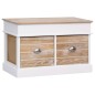 vidaXL Flurbank 70 x 35 x 45 cm Paulownia Holz vidaXL Flurbank 70 x 35 x 45 cm Paulownia Holz