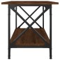 vidaXL Couchtisch Braun Eichen-Optik 80x45x45 cm Holzwerkstoff Eisen vidaXL Couchtisch Braun Eichen-Optik 80x45x45 cm Holzwerkstoff Eisen