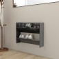 vidaXL Wand-Schuhschrank Hochglanz-Grau 80x18x60 cm Holzwerkstoff vidaXL Wand-Schuhschrank Hochglanz-Grau 80x18x60 cm Holzwerkstoff