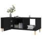 vidaXL Couchtisch Schwarz 102x50x40 cm Holzwerkstoff vidaXL Couchtisch Schwarz 102x50x40 cm Holzwerkstoff