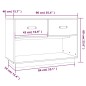 vidaXL TV-Schrank Weiß 90x40x60 cm Massivholz Kiefer vidaXL TV-Schrank Weiß 90x40x60 cm Massivholz Kiefer