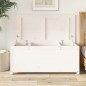 vidaXL Truhe Weiß 110x50x45,5 cm Massivholz Kiefer vidaXL Truhe Weiß 110x50x45,5 cm Massivholz Kiefer