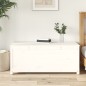 vidaXL Truhe Weiß 110x50x45,5 cm Massivholz Kiefer vidaXL Truhe Weiß 110x50x45,5 cm Massivholz Kiefer