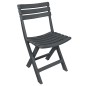 vidaXL 3-tlg. Bistro-Set Klappbar Kunststoff Anthrazit vidaXL 3-tlg. Bistro-Set Klappbar Kunststoff Anthrazit
