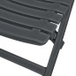 vidaXL 3-tlg. Bistro-Set Klappbar Kunststoff Anthrazit vidaXL 3-tlg. Bistro-Set Klappbar Kunststoff Anthrazit