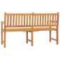 vidaXL 3-Sitzer Gartenbank mit Tisch 150 cm Teak Massivholz vidaXL 3-Sitzer Gartenbank mit Tisch 150 cm Teak Massivholz