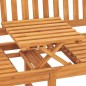 vidaXL 3-Sitzer Gartenbank mit Tisch 150 cm Teak Massivholz vidaXL 3-Sitzer Gartenbank mit Tisch 150 cm Teak Massivholz