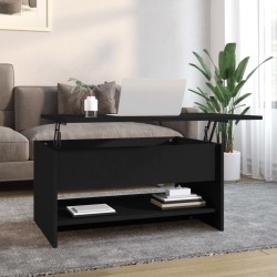 vidaXL Couchtisch Schwarz 80x50x40 cm Holzwerkstoff