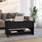 vidaXL Couchtisch Schwarz 80x50x40 cm Holzwerkstoff vidaXL Couchtisch Schwarz 80x50x40 cm Holzwerkstoff