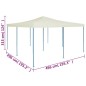 vidaXL Faltpavillon 5x5 m Creme vidaXL Faltpavillon 5x5 m Creme