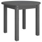 vidaXL Couchtisch Grau Ø 55x45 cm Massivholz Kiefer vidaXL Couchtisch Grau Ø 55x45 cm Massivholz Kiefer