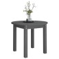 vidaXL Couchtisch Grau Ø 55x45 cm Massivholz Kiefer vidaXL Couchtisch Grau Ø 55x45 cm Massivholz Kiefer