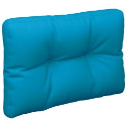 vidaXL Palettenkissen Blau 60x40x12 cm Stoff