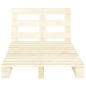 vidaXL Palettenbett Massivholz Kiefer 120×200 cm vidaXL Palettenbett Massivholz Kiefer 120×200 cm
