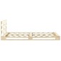 vidaXL Palettenbett Massivholz Kiefer 120×200 cm vidaXL Palettenbett Massivholz Kiefer 120×200 cm