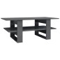 vidaXL Couchtisch Hochglanz-Grau 110x55x42 cm Holzwerkstoff vidaXL Couchtisch Hochglanz-Grau 110x55x42 cm Holzwerkstoff