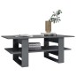 vidaXL Couchtisch Hochglanz-Grau 110x55x42 cm Holzwerkstoff vidaXL Couchtisch Hochglanz-Grau 110x55x42 cm Holzwerkstoff