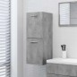 vidaXL Badezimmerschrank Betongrau 30x30x80 cm Holzwerkstoff vidaXL Badezimmerschrank Betongrau 30x30x80 cm Holzwerkstoff