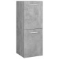 vidaXL Badezimmerschrank Betongrau 30x30x80 cm Holzwerkstoff vidaXL Badezimmerschrank Betongrau 30x30x80 cm Holzwerkstoff