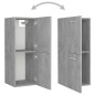 vidaXL Badezimmerschrank Betongrau 30x30x80 cm Holzwerkstoff vidaXL Badezimmerschrank Betongrau 30x30x80 cm Holzwerkstoff