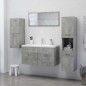 vidaXL Badezimmerschrank Betongrau 30x30x80 cm Holzwerkstoff vidaXL Badezimmerschrank Betongrau 30x30x80 cm Holzwerkstoff
