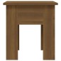 vidaXL Couchtisch Braun Eichen-Optik 40x40x42 cm Holzwerkstoff vidaXL Couchtisch Braun Eichen-Optik 40x40x42 cm Holzwerkstoff