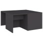 vidaXL Couchtische 4 Stk. Grau 33x33x33 cm Holzwerkstoff vidaXL Couchtische 4 Stk. Grau 33x33x33 cm Holzwerkstoff