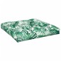 Palettensofa-Kissen Blattmuster 70x70x12 cm Palettensofa-Kissen Blattmuster 70x70x12 cm