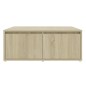 vidaXL Couchtisch Sonoma-Eiche 80x80x31 cm Holzwerkstoff vidaXL Couchtisch Sonoma-Eiche 80x80x31 cm Holzwerkstoff