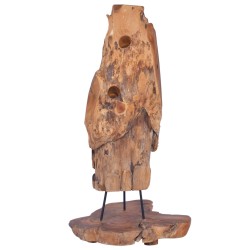 vidaXL Weinständer für 8 Flaschen 40x30x80 cm Massivholz Teak 