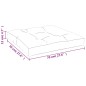 Palettensofa-Kissen Blattmuster 70x70x12 cm Palettensofa-Kissen Blattmuster 70x70x12 cm