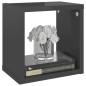 vidaXL Würfelregale 6 Stk. Hochglanz-Grau 22x15x22 cm vidaXL Würfelregale 6 Stk. Hochglanz-Grau 22x15x22 cm