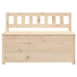 vidaXL Sitzbank 110x41x76,5 cm Massivholz Kiefer vidaXL Sitzbank 110x41x76,5 cm Massivholz Kiefer