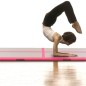 vidaXL Aufblasbare Gymnastikmatte mit Pumpe 400x100x10 cm PVC Rosa vidaXL Aufblasbare Gymnastikmatte mit Pumpe 400x100x10 cm PVC Rosa