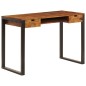 vidaXL Schreibtisch 110 x 55 x 78 cm Massivholz und Stahl vidaXL Schreibtisch 110 x 55 x 78 cm Massivholz und Stahl