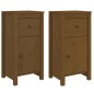 vidaXL Sideboards 2 Stk. Honigbraun 40x35x80 cm Massivholz Kiefer vidaXL Sideboards 2 Stk. Honigbraun 40x35x80 cm Massivholz Kiefer