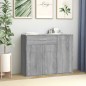 vidaXL Sideboard Grau Sonoma 88x30x70 cm Holzwerkstoff vidaXL Sideboard Grau Sonoma 88x30x70 cm Holzwerkstoff