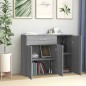 vidaXL Sideboard Grau Sonoma 88x30x70 cm Holzwerkstoff vidaXL Sideboard Grau Sonoma 88x30x70 cm Holzwerkstoff