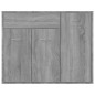vidaXL Sideboard Grau Sonoma 88x30x70 cm Holzwerkstoff vidaXL Sideboard Grau Sonoma 88x30x70 cm Holzwerkstoff