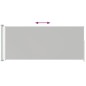 vidaXL Seitenmarkise Ausziehbar 200x500 cm Creme