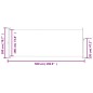 vidaXL Seitenmarkise Ausziehbar 200x500 cm Creme
