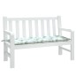 vidaXL Gartenbank-Auflage Blattmuster 120x50x7 cm Stoff vidaXL Gartenbank-Auflage Blattmuster 120x50x7 cm Stoff
