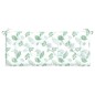 vidaXL Gartenbank-Auflage Blattmuster 120x50x7 cm Stoff vidaXL Gartenbank-Auflage Blattmuster 120x50x7 cm Stoff