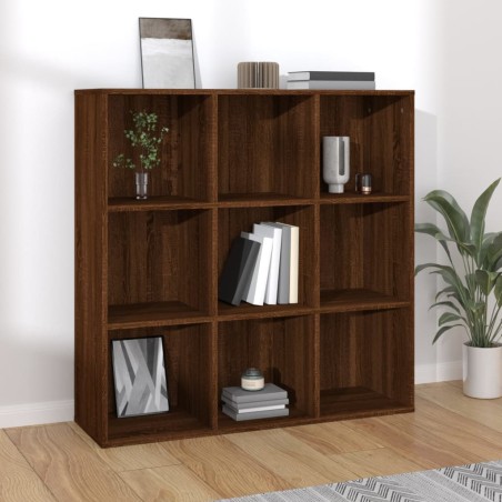 vidaXL Bücherschrank Braun Eichen-Optik 98x29x97,5 cm