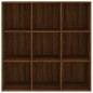 vidaXL Bücherschrank Braun Eichen-Optik 98x29x97,5 cm vidaXL Bücherschrank Braun Eichen-Optik 98x29x97,5 cm