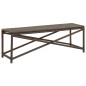 vidaXL Gartenbank 120 cm Poly Rattan Braun vidaXL Gartenbank 120 cm Poly Rattan Braun
