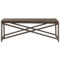vidaXL Gartenbank 120 cm Poly Rattan Braun vidaXL Gartenbank 120 cm Poly Rattan Braun